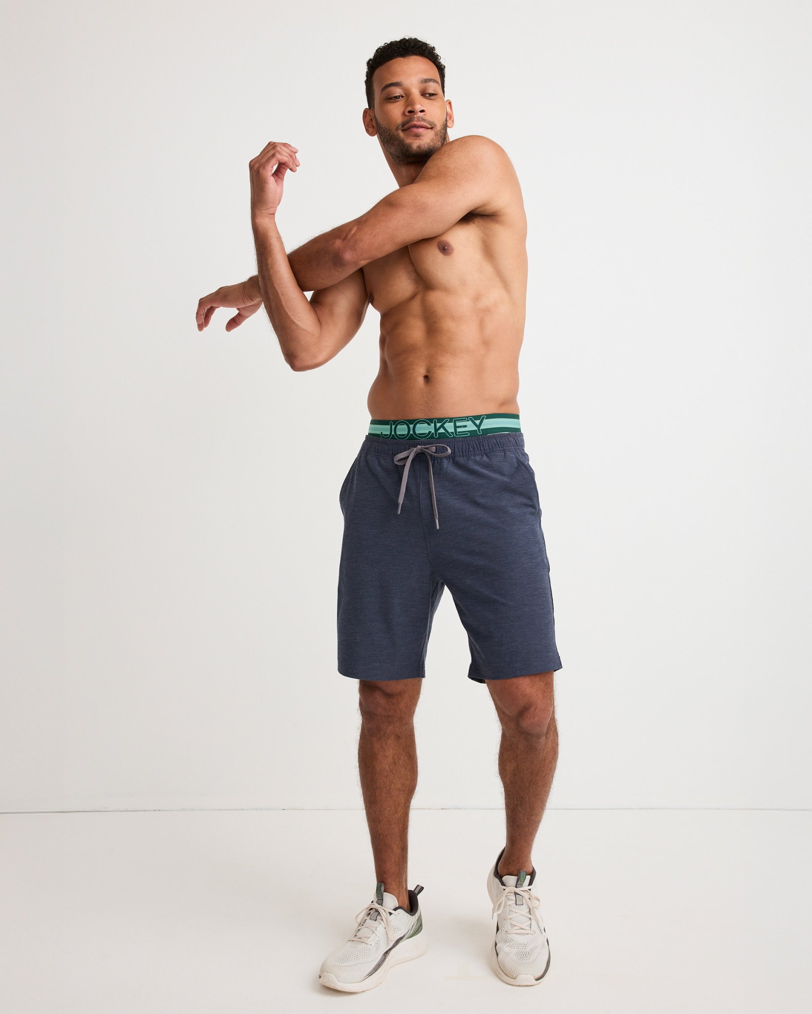 Jockey Sport Stability Pouch Microfiber 9" Long Leg Boxer Brief