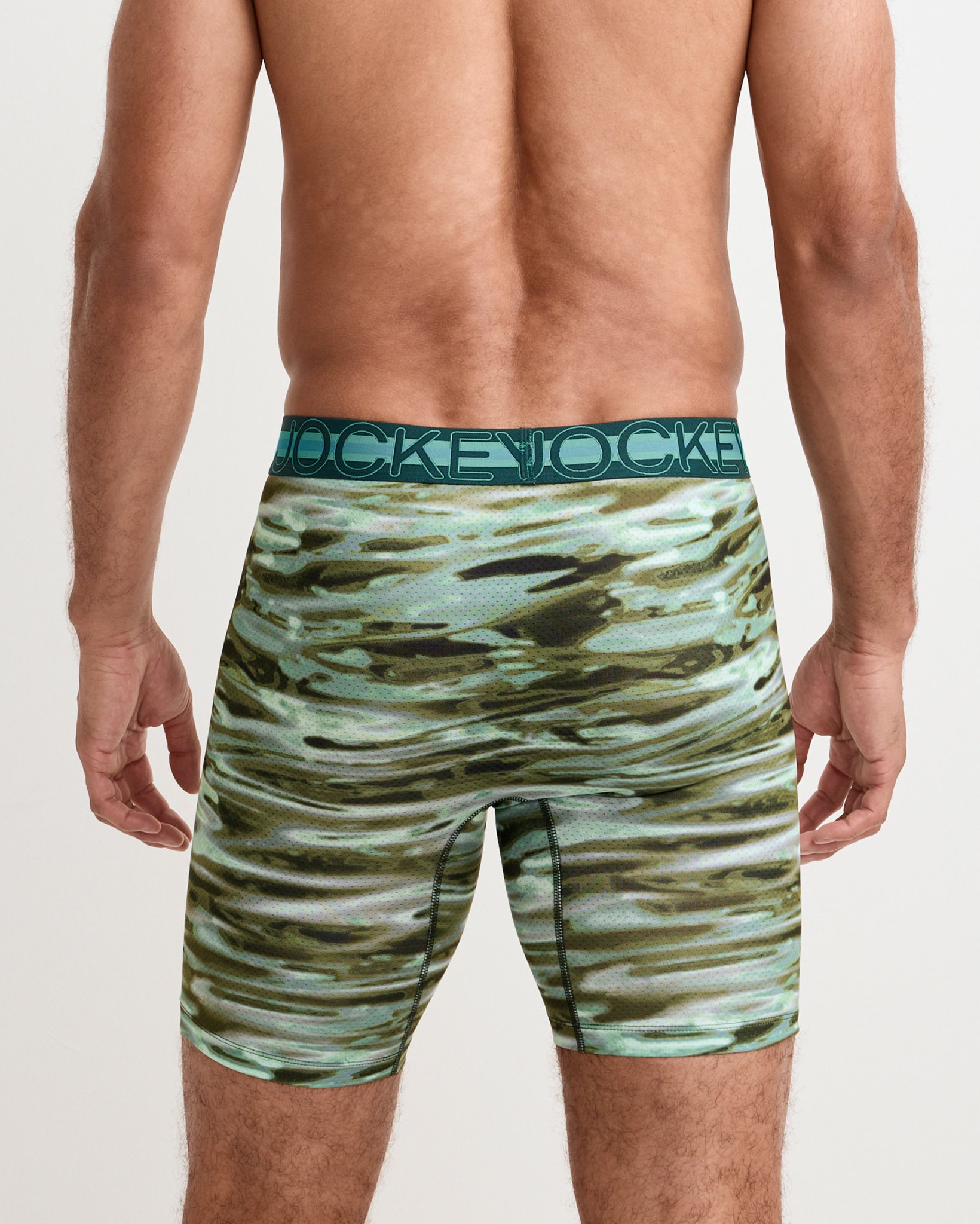 Jockey Sport Stability Pouch Microfiber 9" Long Leg Boxer Brief