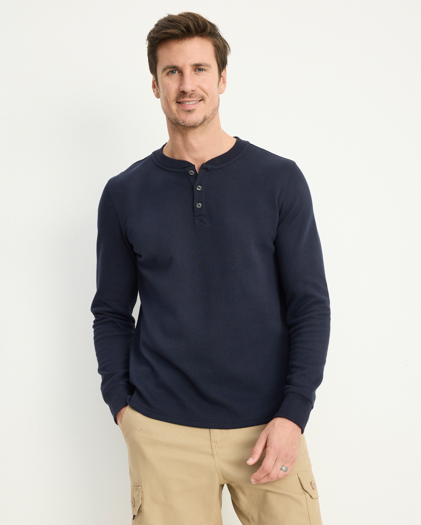 Jackson Browne Henley 他 STAFF シャツ Faherty Men's Long Sleeve Cloud Henley | TYLER'S