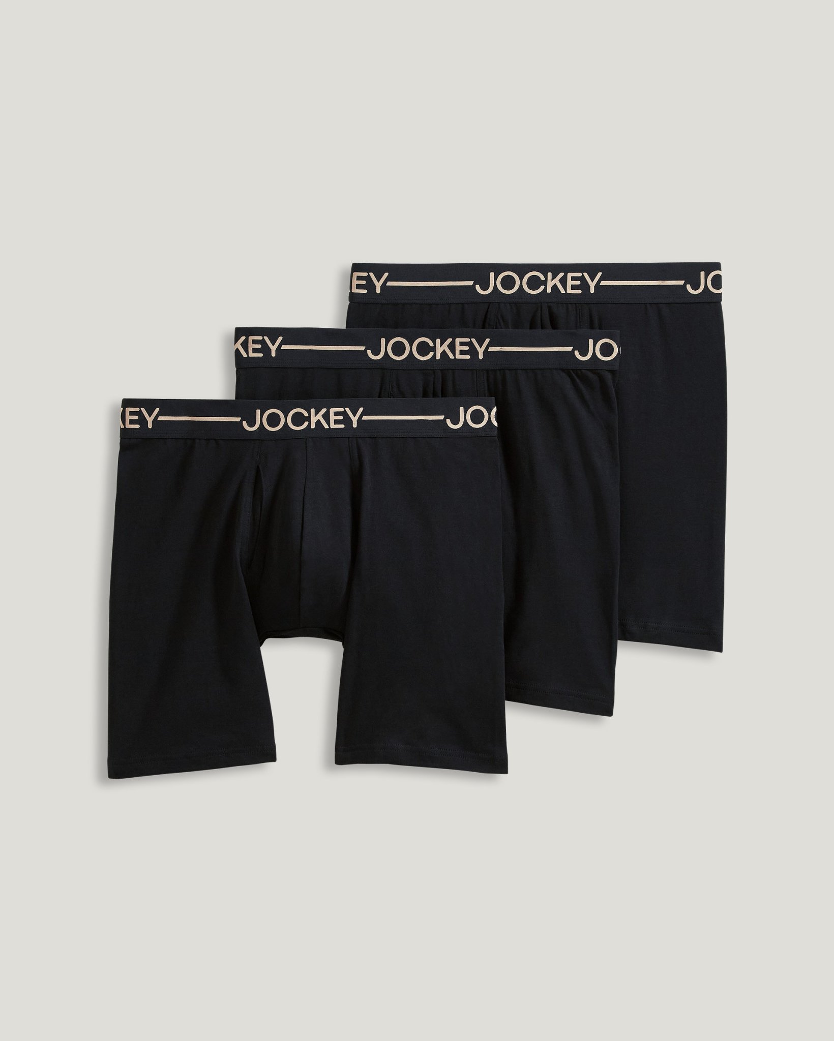 Organic Cotton Stretch 6.5" Boxer Brief - 3 Pack