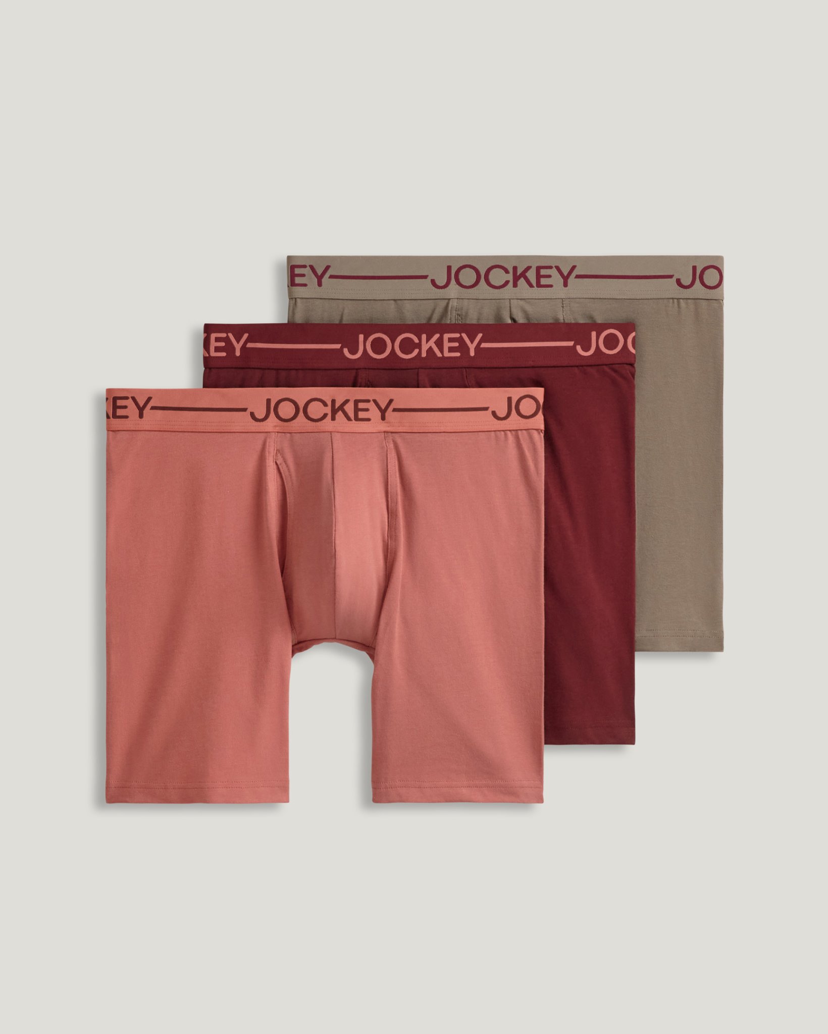 Organic Cotton Stretch 6.5" Boxer Brief - 3 Pack