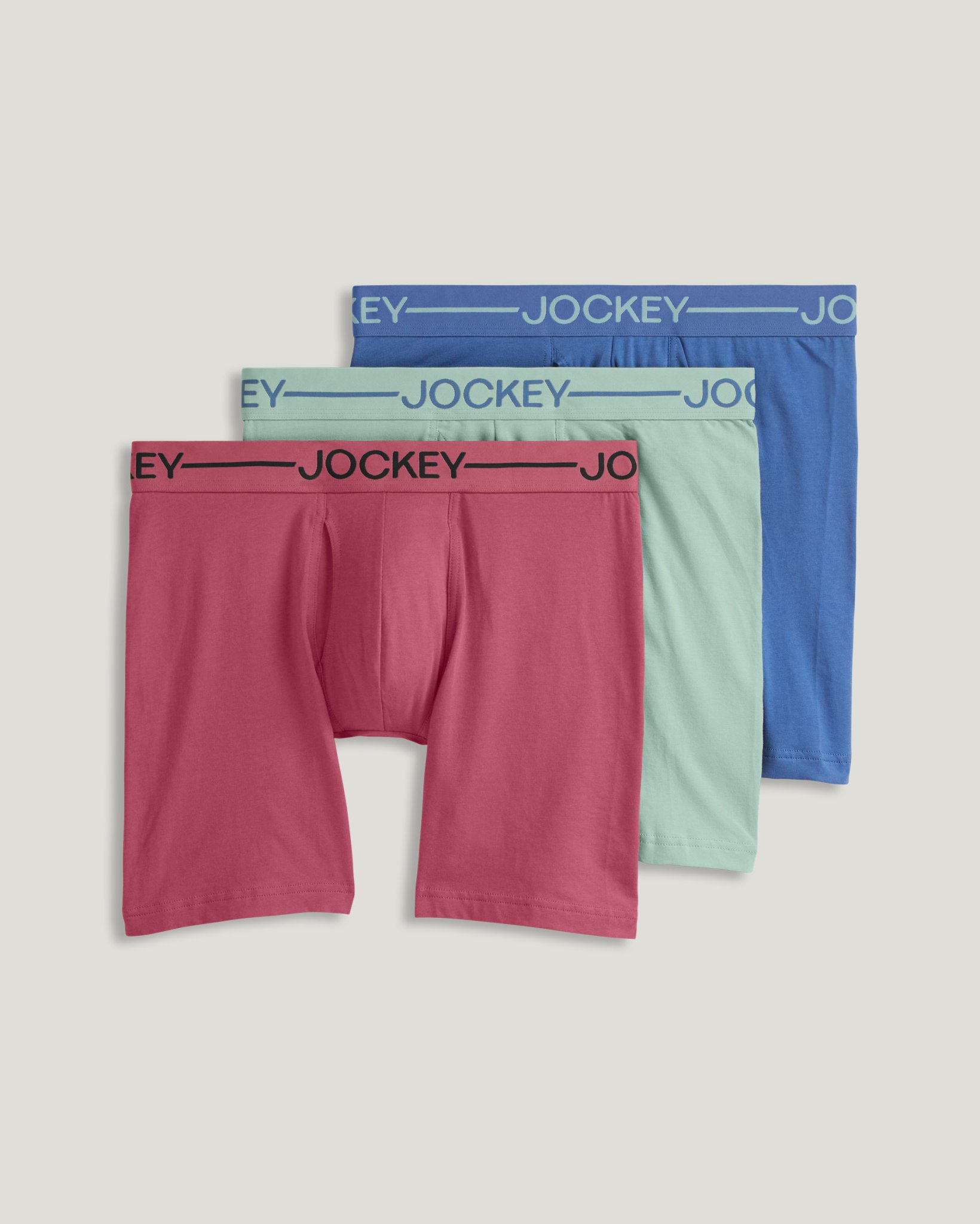Organic Cotton Stretch 6.5" Boxer Brief - 3 Pack