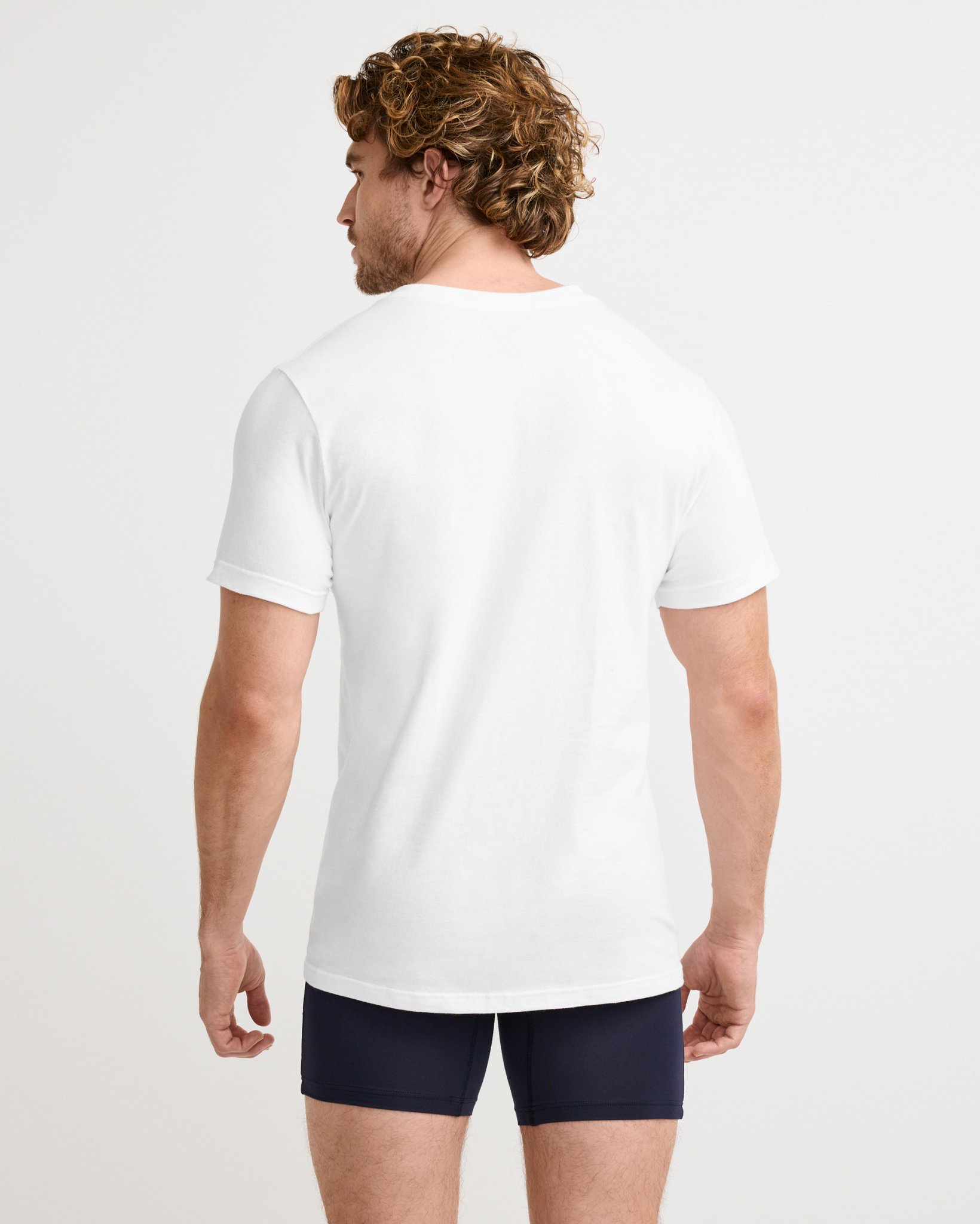 Made in America 100% Cotton V-Neck Undershirt - 2 Pack