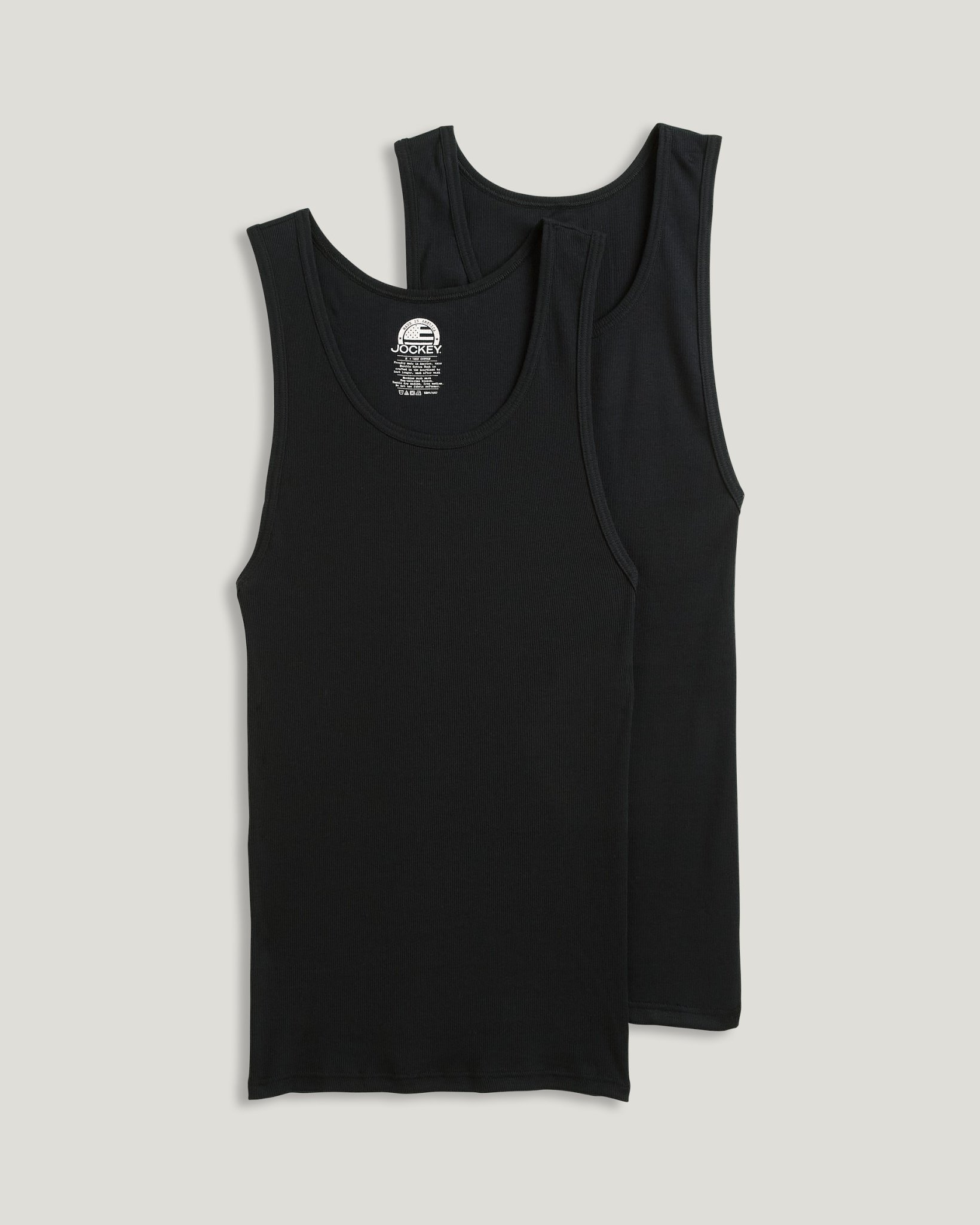 Made in America 100% Cotton Tank - 2 Pack