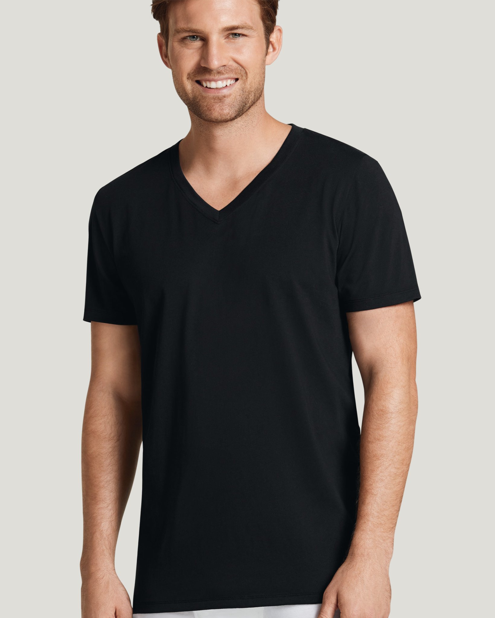 Jockey Signature® Pima Cotton V-Neck T-Shirt Pack