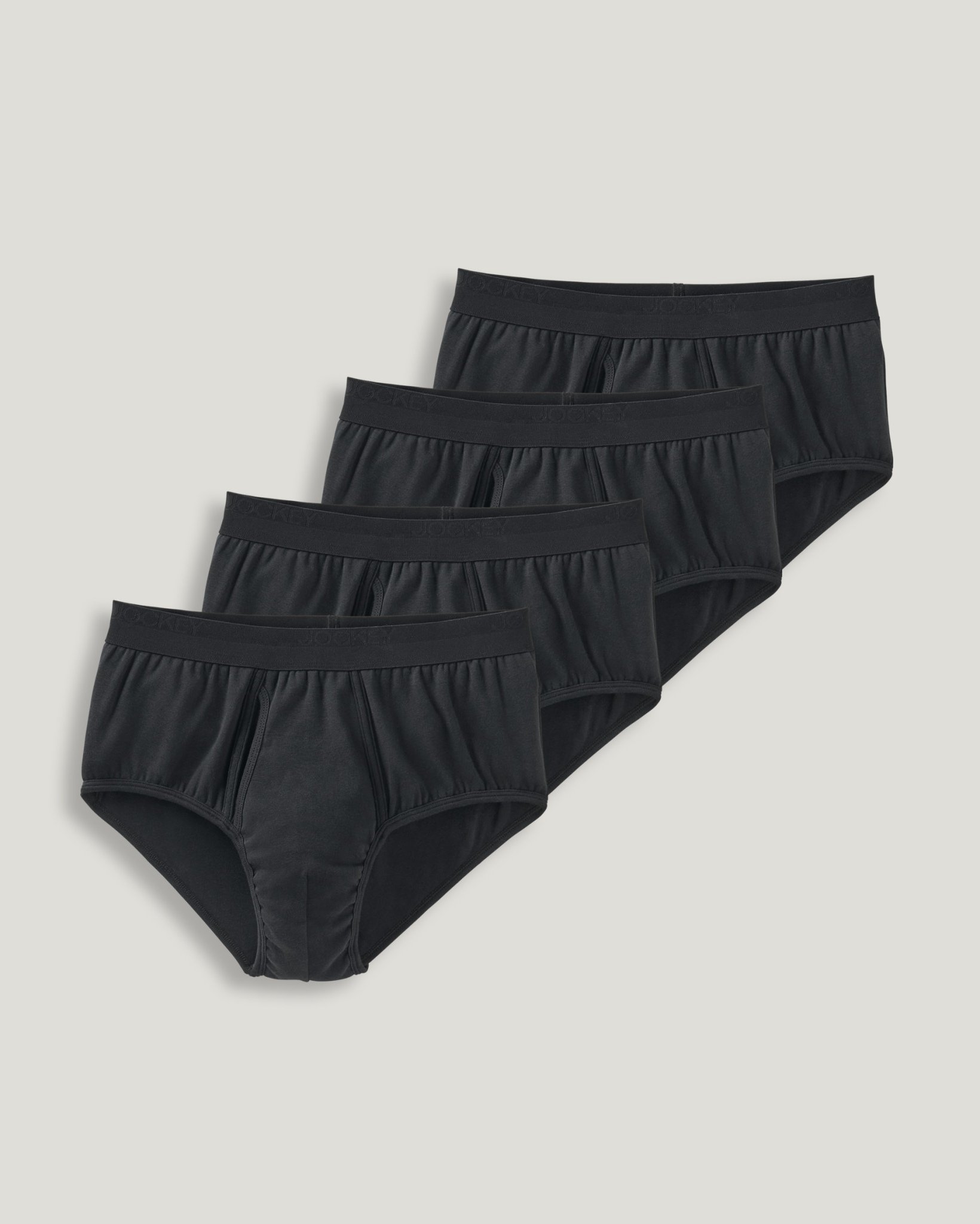Jockey Slip Uomo In Pima Cotton: 4 Mutande Morbide E Comode, Vita Intera, Traspiranti