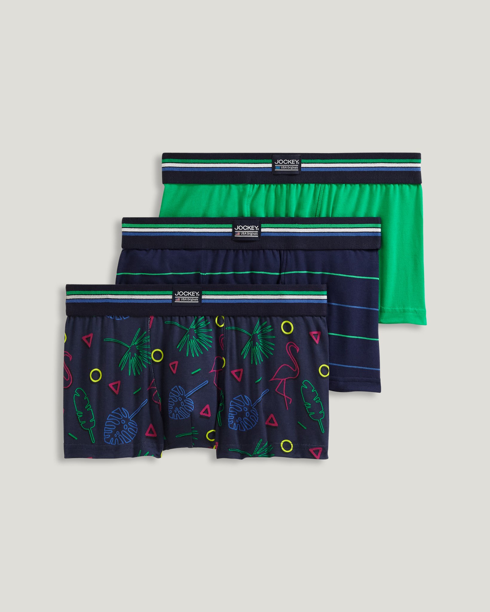 Jockey Performance Active Trunk Cotton 2 Pack in Black