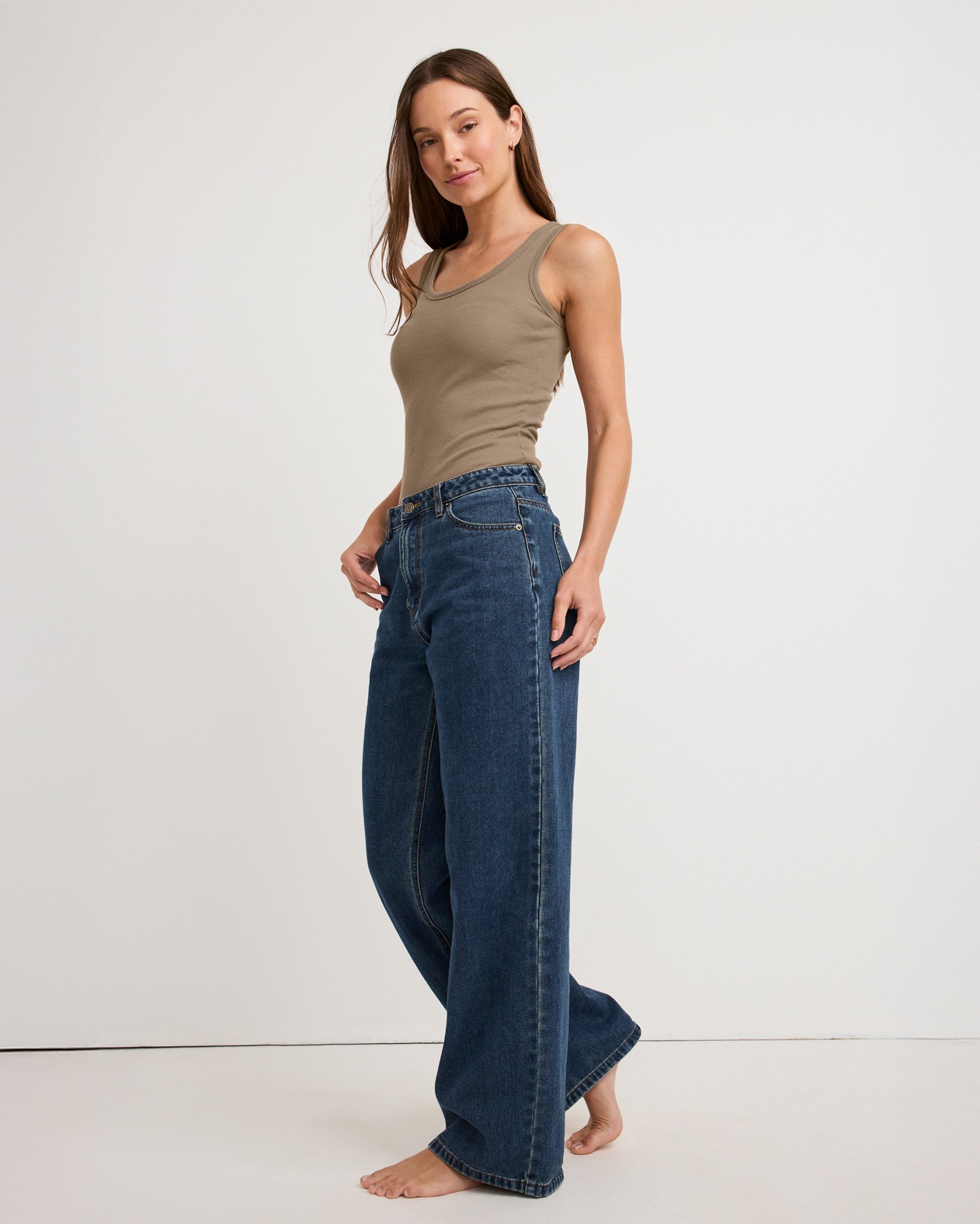 100% Cotton Rib Tank