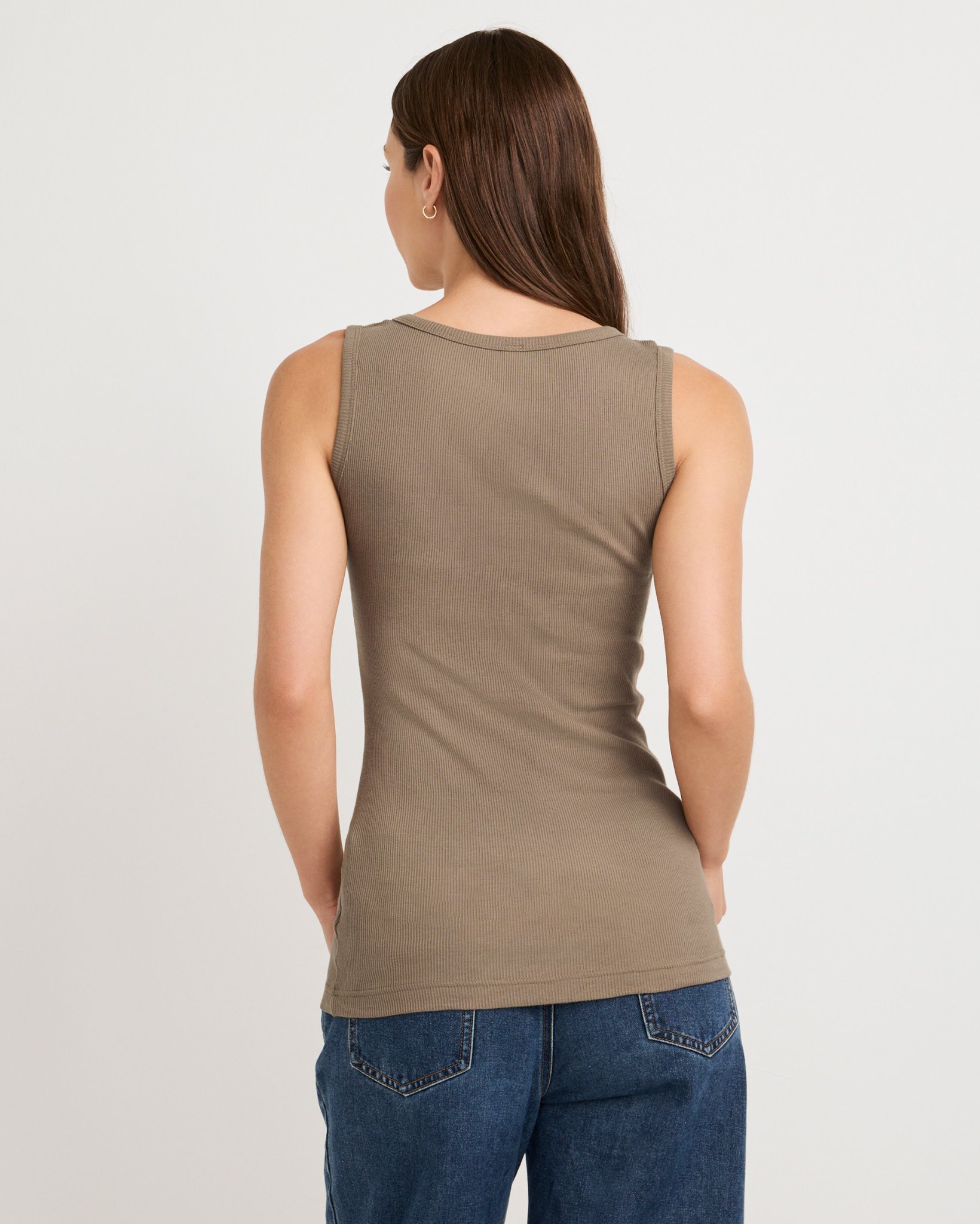 100% Cotton Rib Tank
