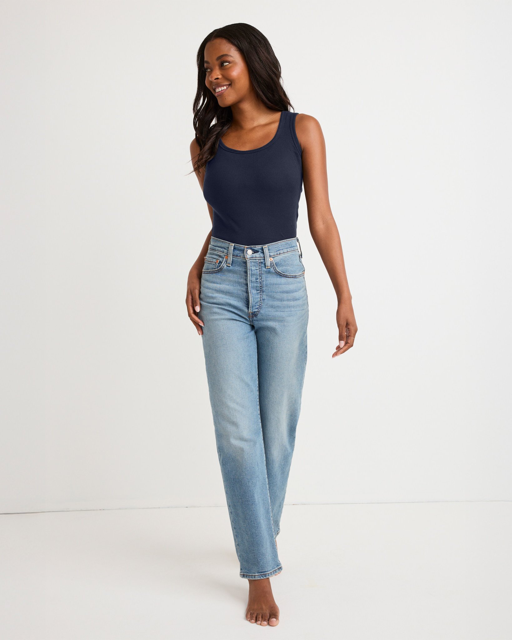 100% Cotton Rib Tank