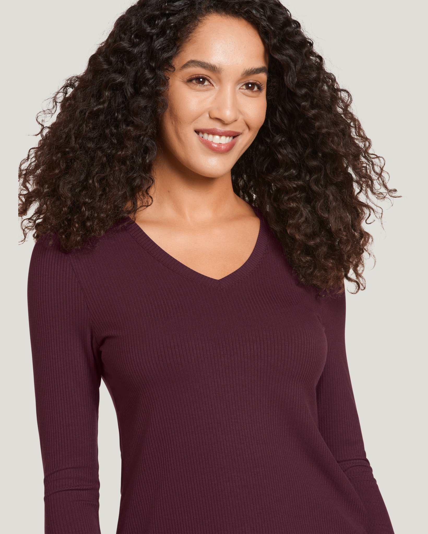 Long sleeve hem rib tee (NAVY) Sサイズ Long Sleeve Rib Tee | Splendid