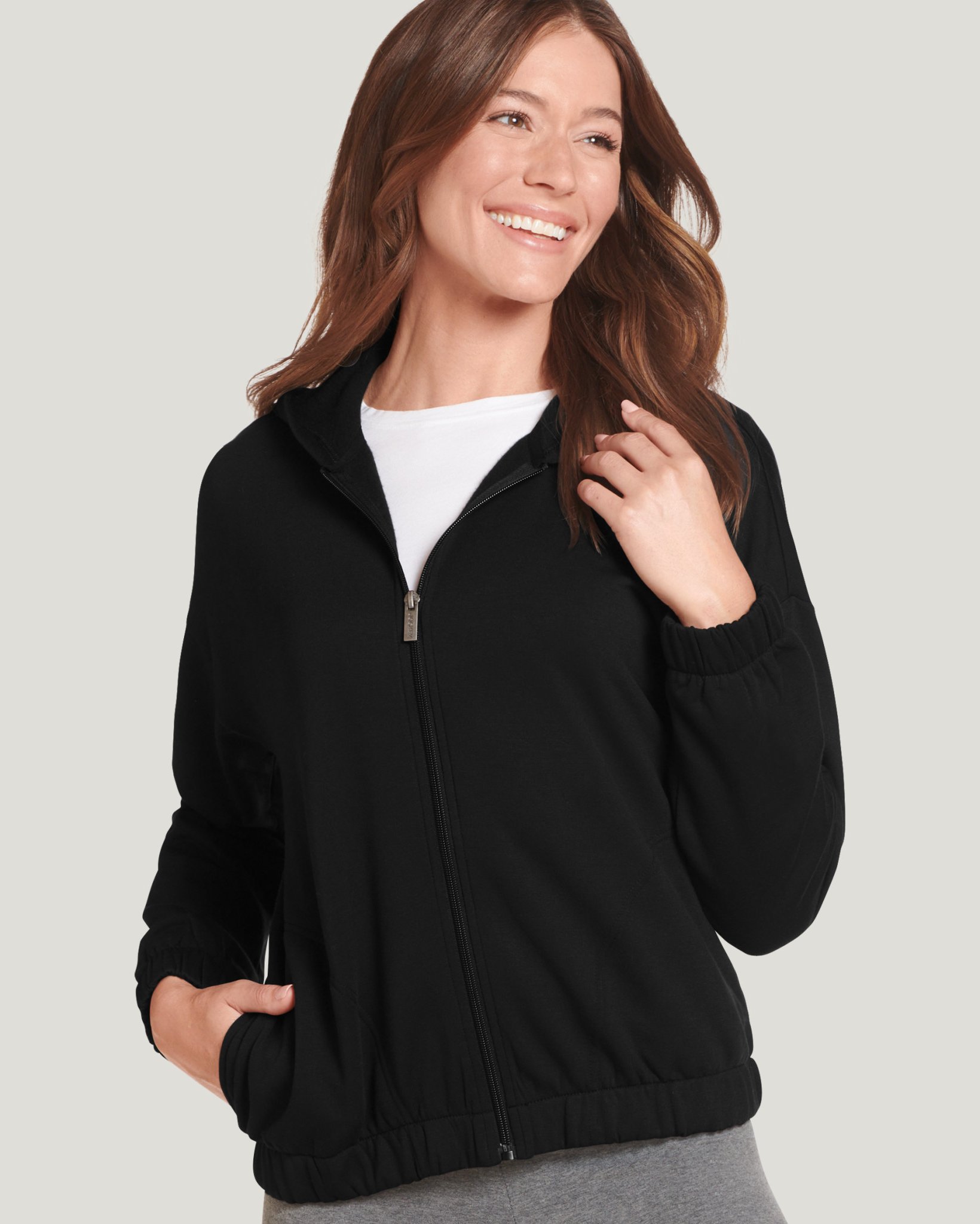Fleece Lined Full Zip Hoodie
