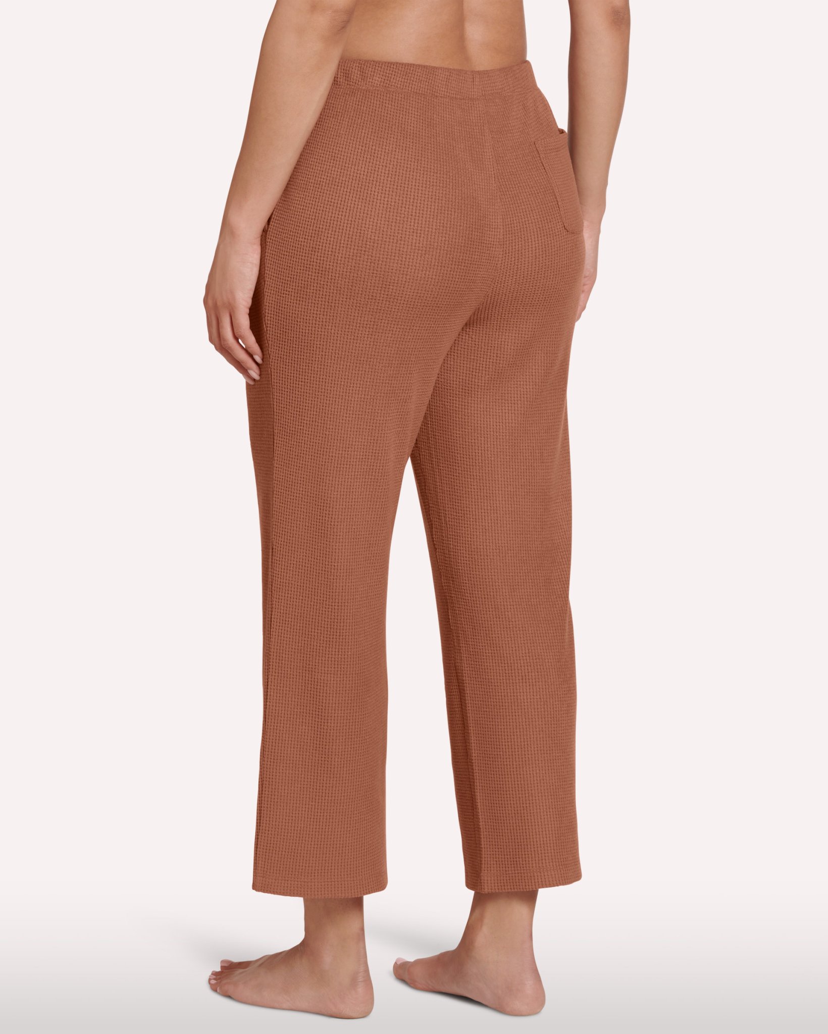 Waffle 7/8 Wide Leg Pant