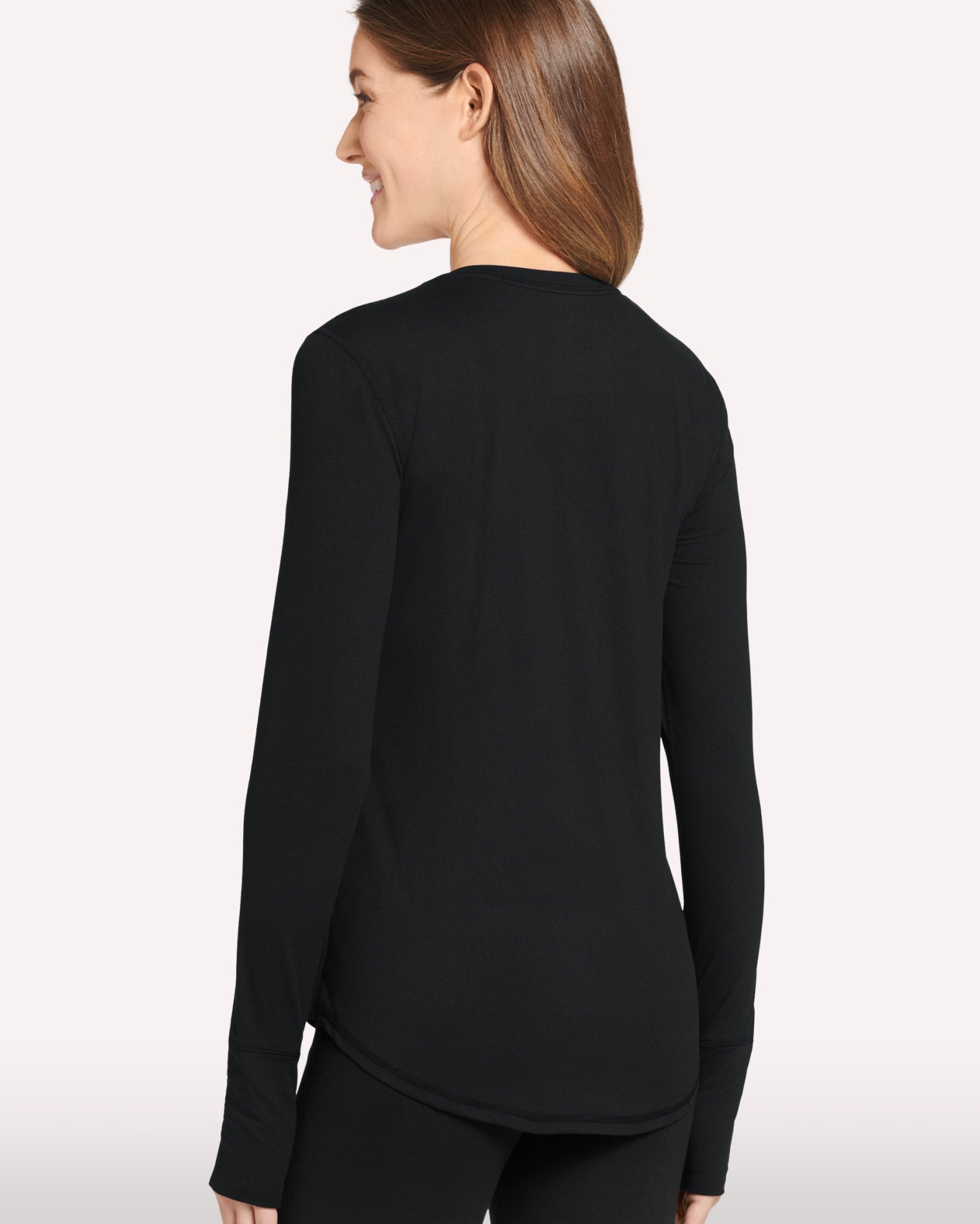FACT GIRL Longsleeve Tee XL 黒 Brushed Thermal Long Sleeve Tee