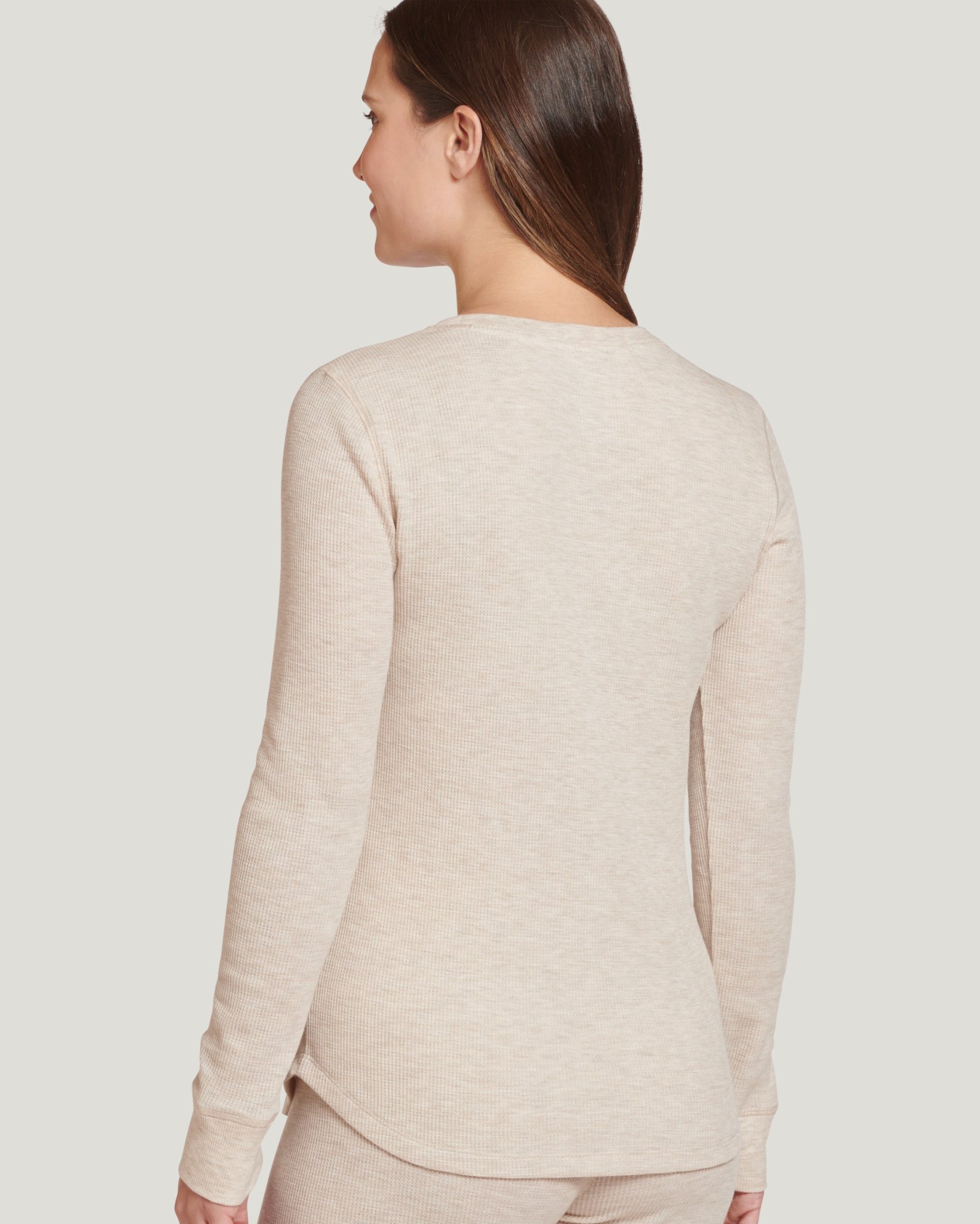 Long Sleeve Waffle Crew