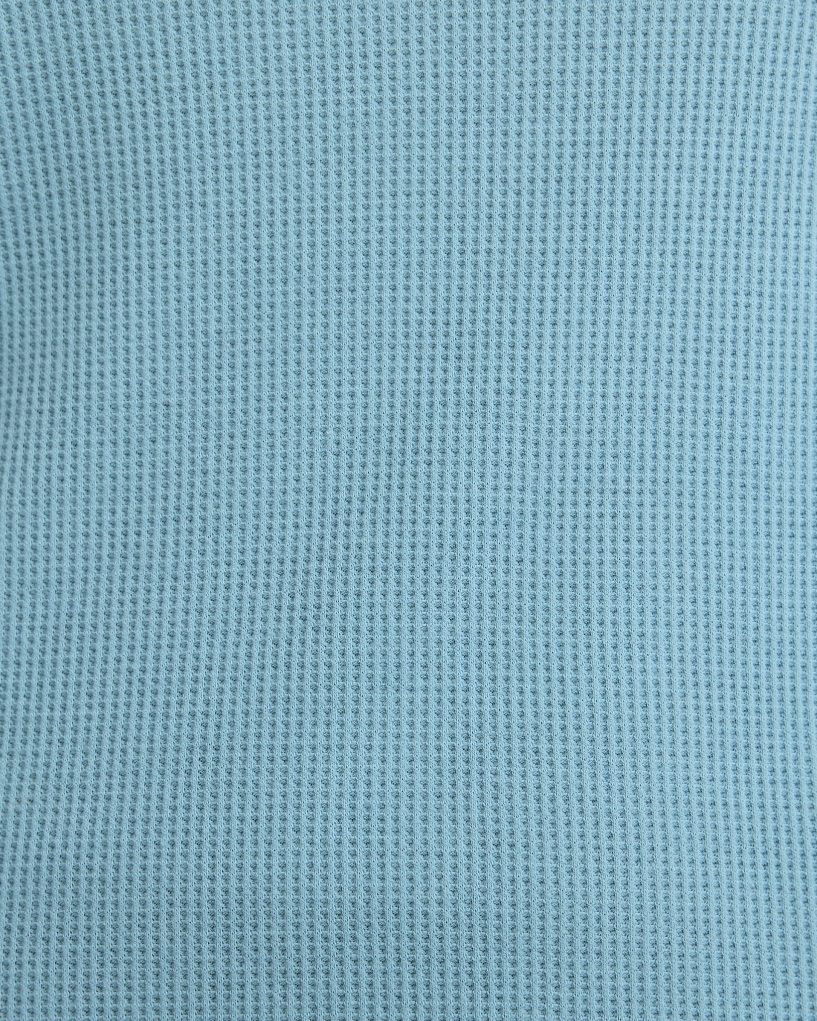 Long Sleeve Waffle Henley