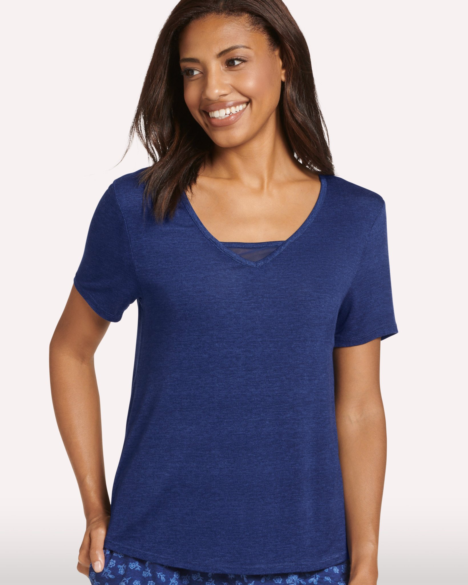Cooling Comfort V-Neck Mesh Tee