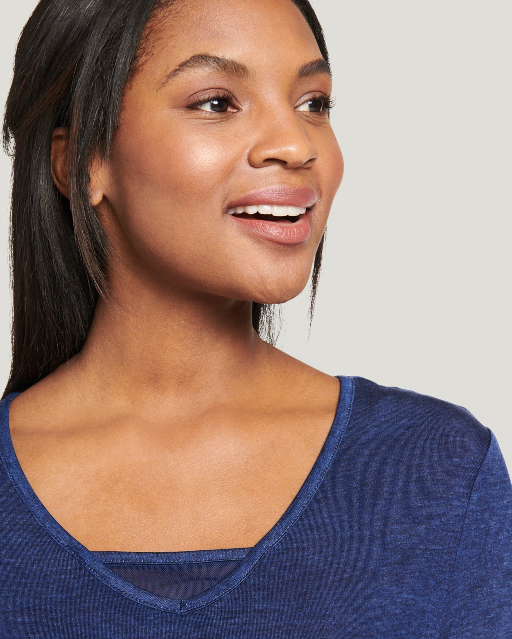 Cooling Comfort V-Neck Mesh Tee