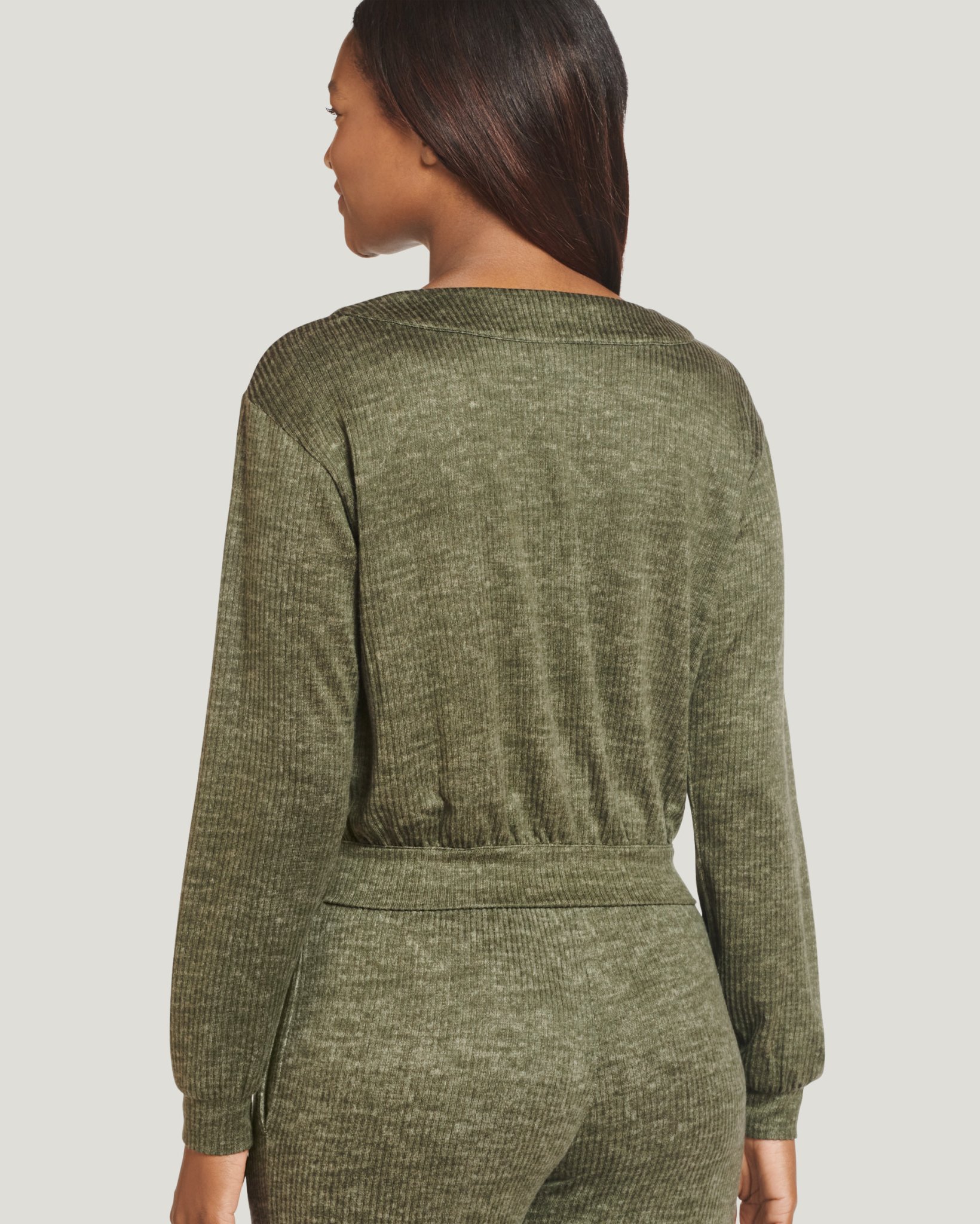 Luxurious V-Neck Tank & Open Front Cardigan Lounge Set