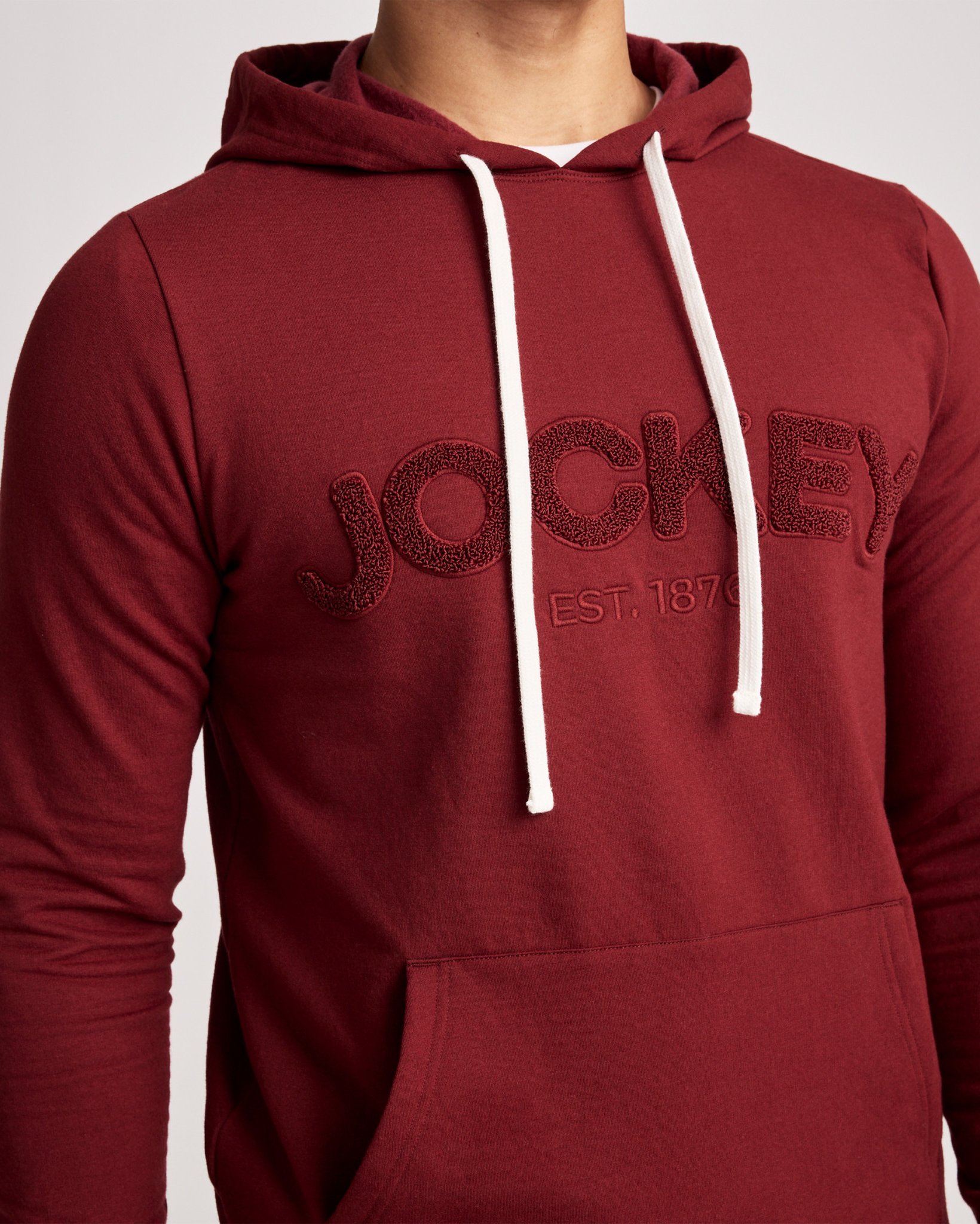 Lightweight Cotton Blend Fleece Hoodie