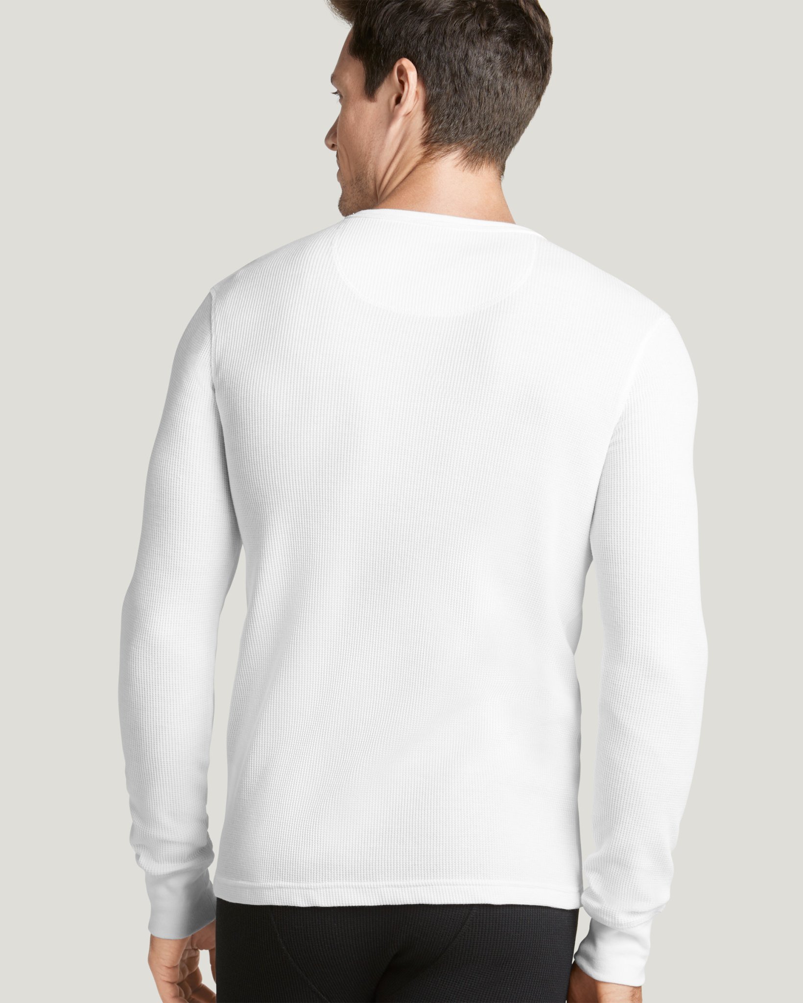 Long Sleeve Waffle Crew