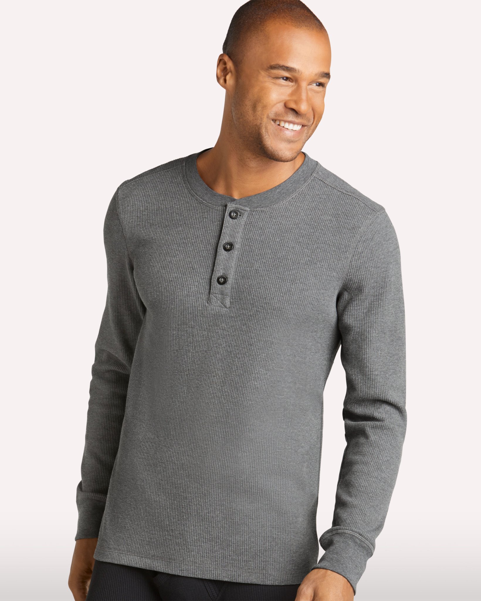 Tall Man Long Sleeve Waffle Henley