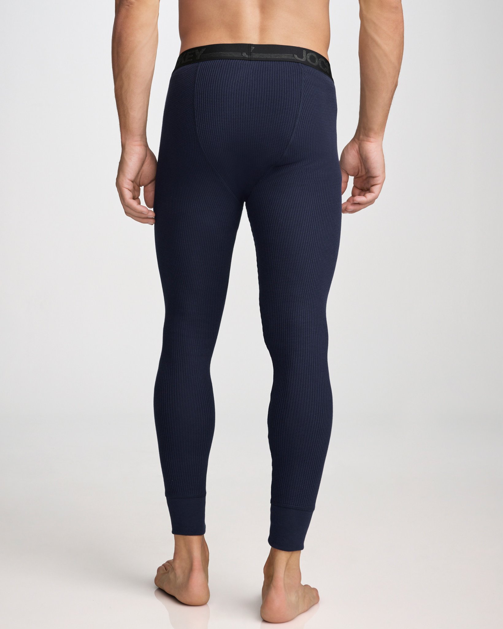 Wool Men's Quilted Insulated Underwear Husky Men's 3/4 Pants