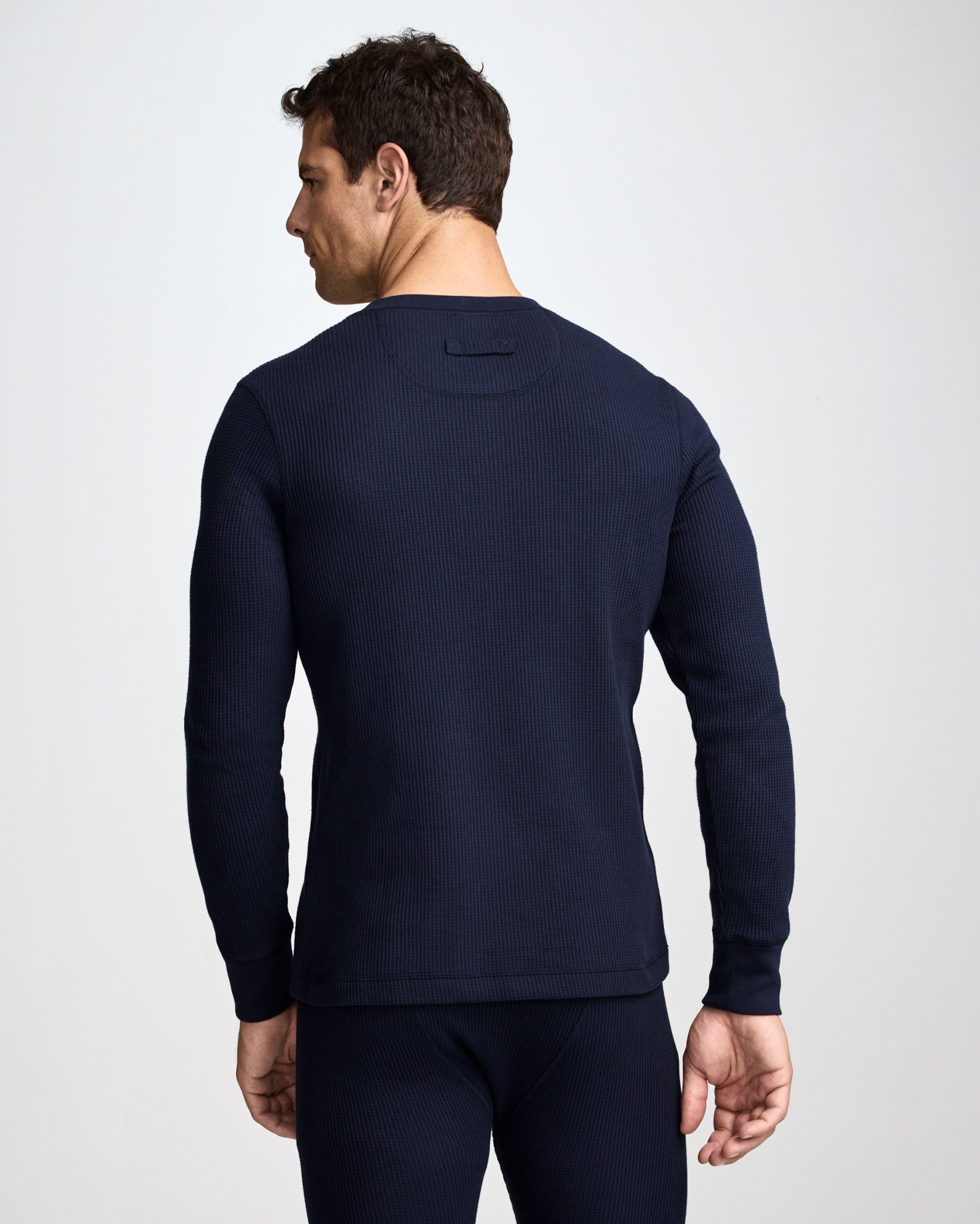 Tall Man Long Sleeve Waffle Henley