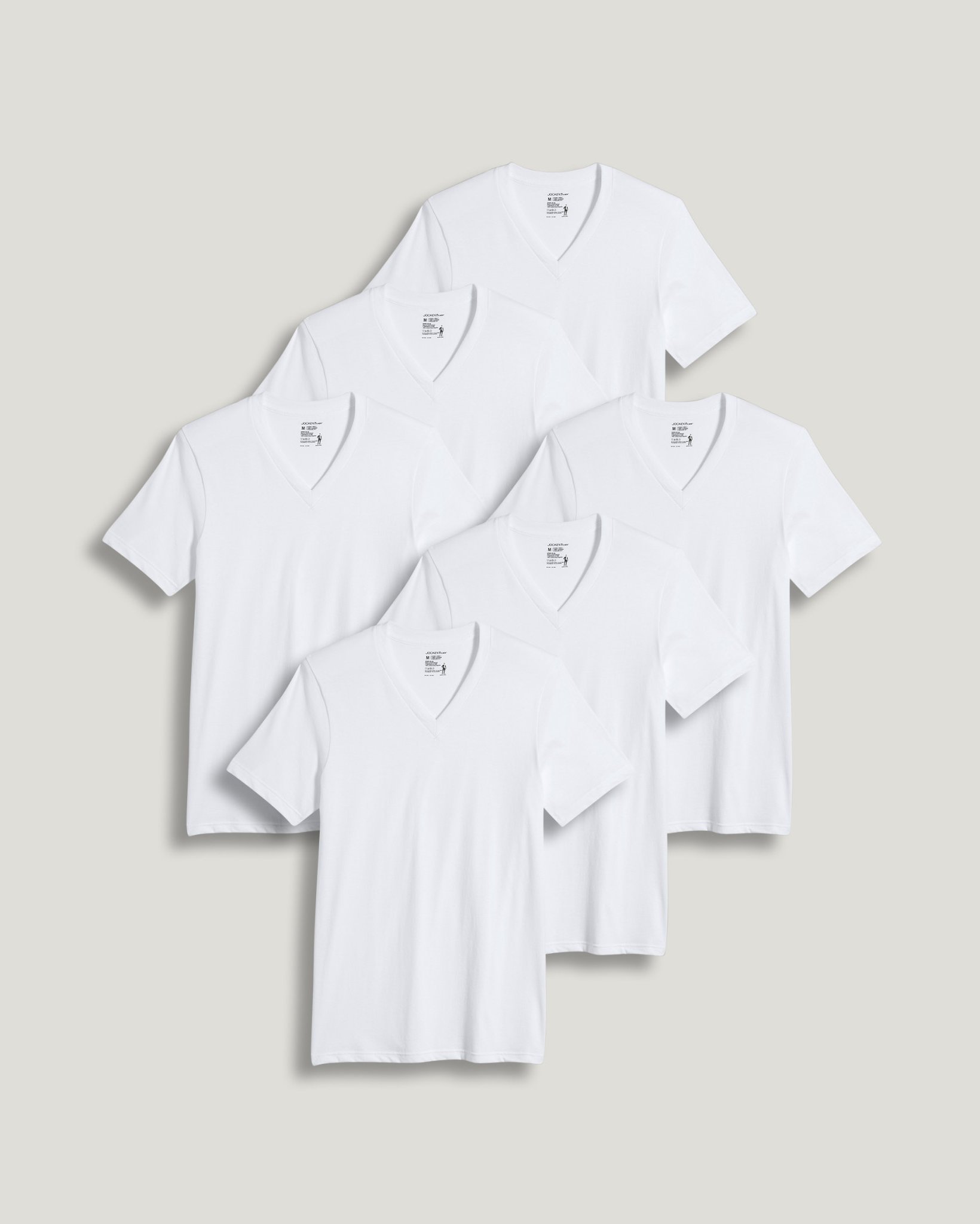Big & Tall Classic V-Neck Undershirt - 6 Pack