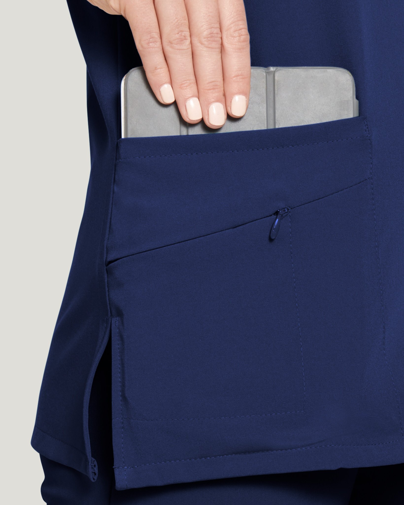 Women's V-Neck Crossover Scrub Top