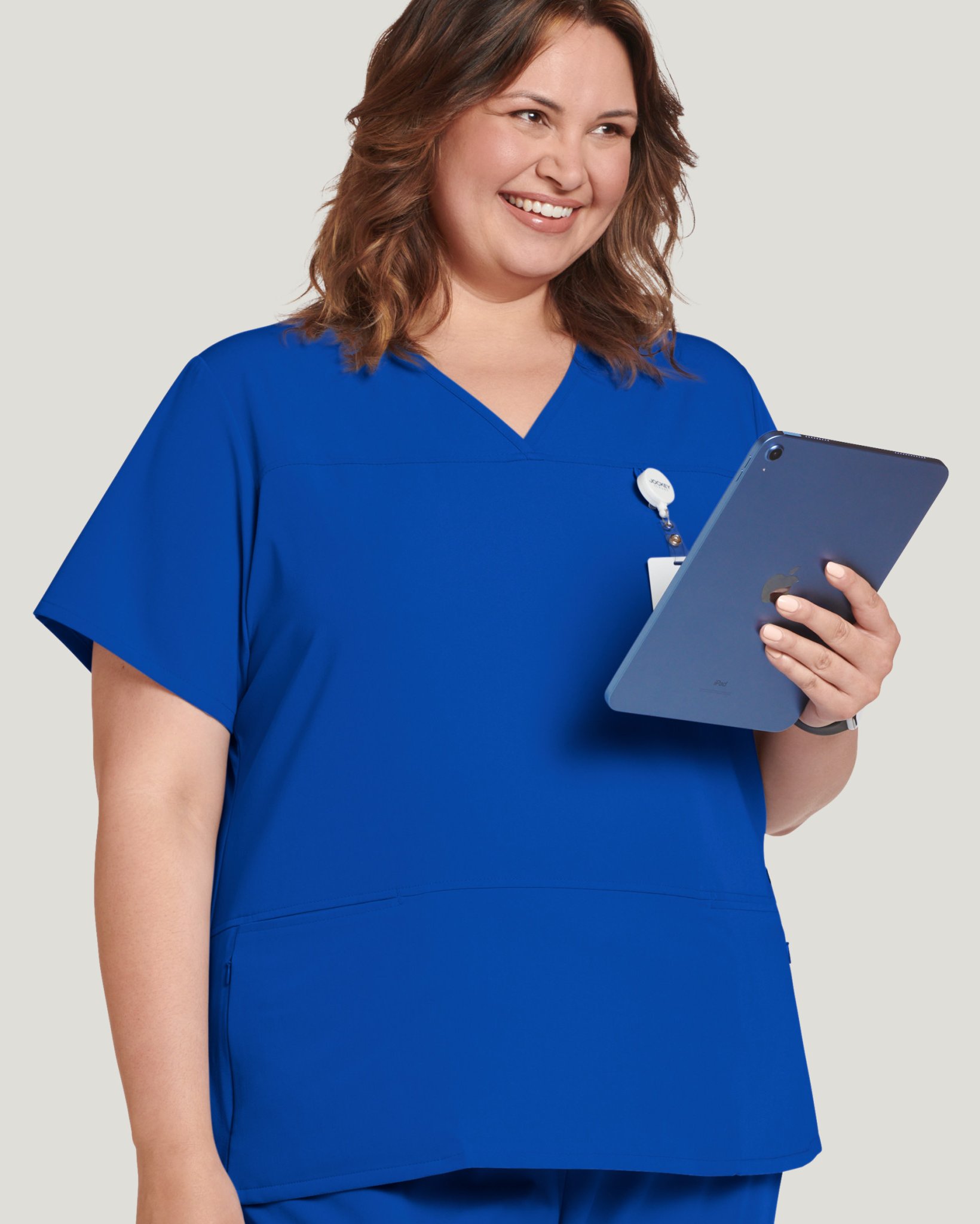 トップス itk Women's True Fit Crossover V-Neck Scrub Top