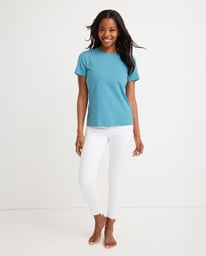 Organic Cotton Stretch Short Sleeve Tee