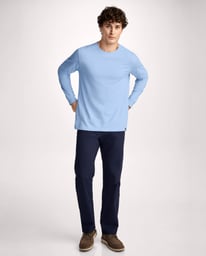 100% Cotton Legacy Long Sleeve Crew Neck T-Shirt