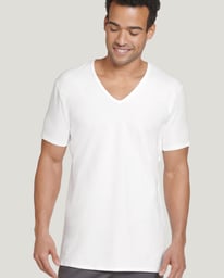 NECESSARY or UNNECESSARY SWEAT半袖Tee Men's Sweat Proof V-Neck Undershirt - Original Fit