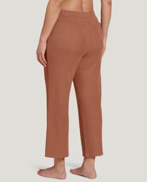 Waffle 7/8 Wide Leg Pant