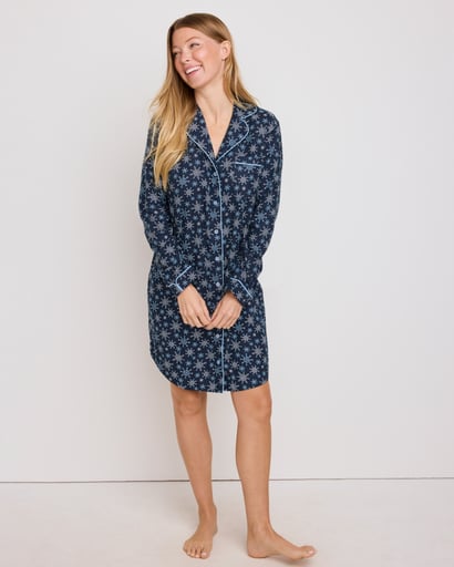 Organic Cotton Stretch Sleep Shirt
