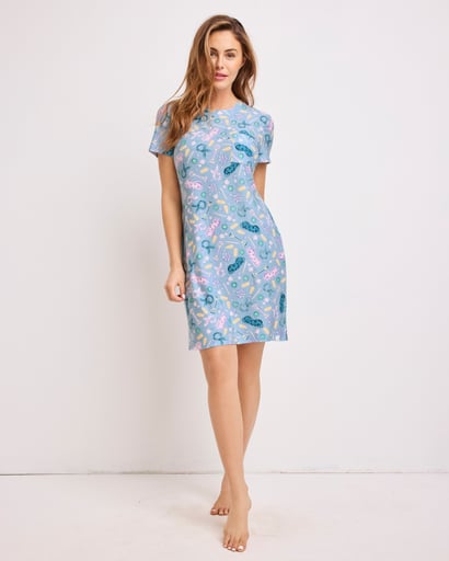Organic Cotton Stretch Sleep Shirt