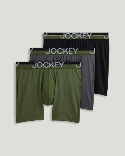 Jockey Active Ultra Soft Modal 9" Long Leg Boxer Brief