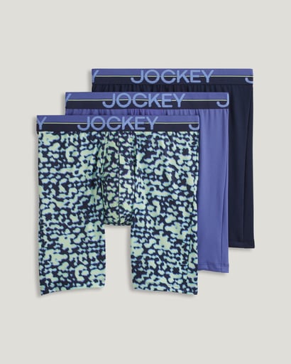 Chafe Proof Pouch Microfiber 8.5" Long Leg Boxer Brief