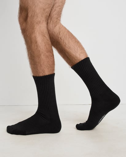 Men's Non-Binding Crew Socks - 3 Pack