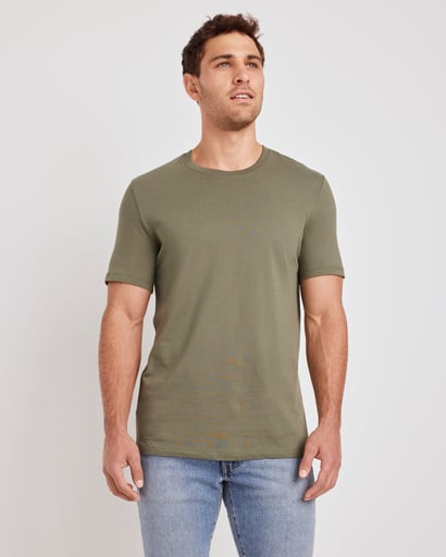 Big & Tall Classic Crew Neck Undershirt- 6 Pack