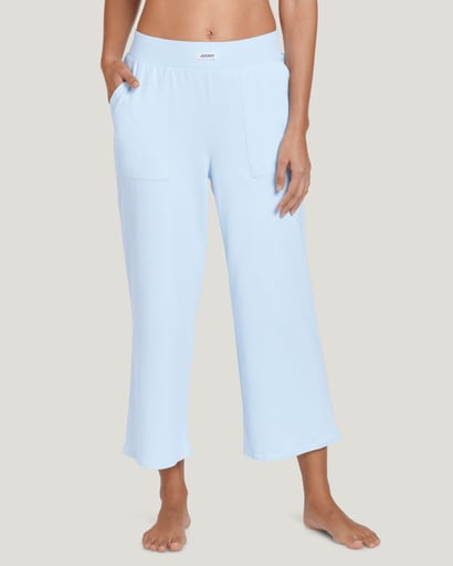 Cotton Stretch Sleep Crop Top