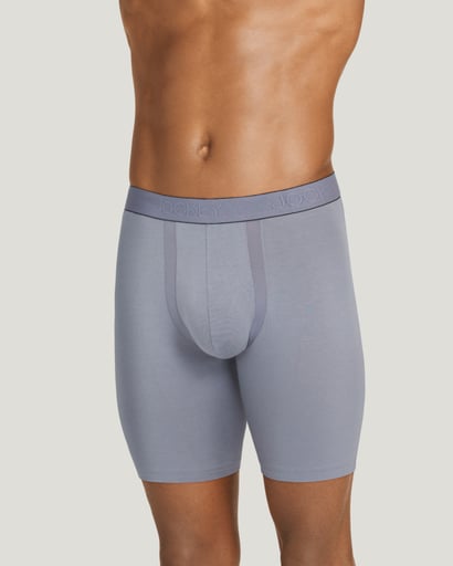 Chafe Proof Pouch Cotton Stretch Long Leg Boxer Brief Pack