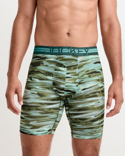 Active Ultra Soft Modal 9" Long Leg Boxer Brief - 3 Pack