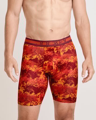 Chafe Proof Pouch Microfiber 8.5" Long Leg Boxer Brief