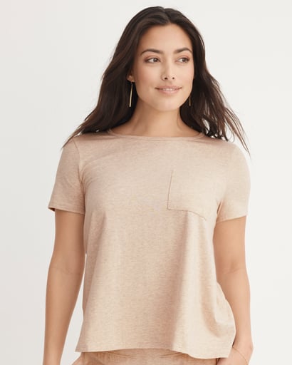 Jockey Waffle Short Sleeve Top