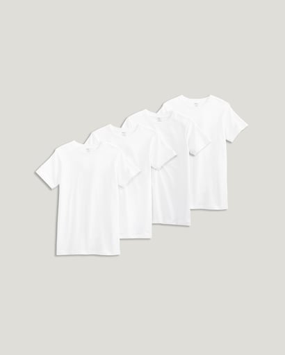 Jockey Boys' 100% Cotton Crew Neck T-Shirt - 3 Pack