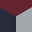 deep cranberry/jockey blue/grey dove