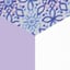 crochet tile/soft lilac/white