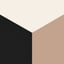 black/ivory/light